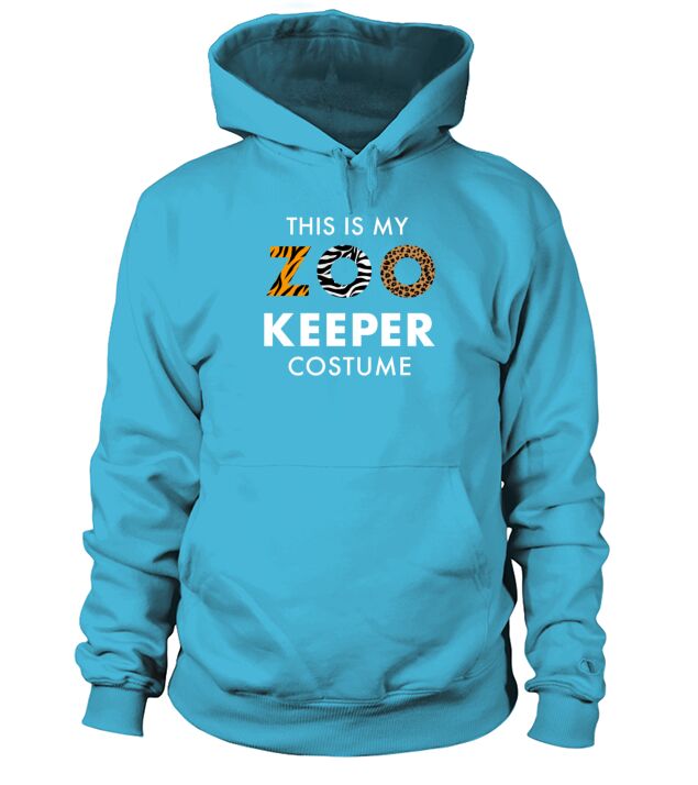 Zoo Keeper Simple Halloween Costume Men's Hoodie
