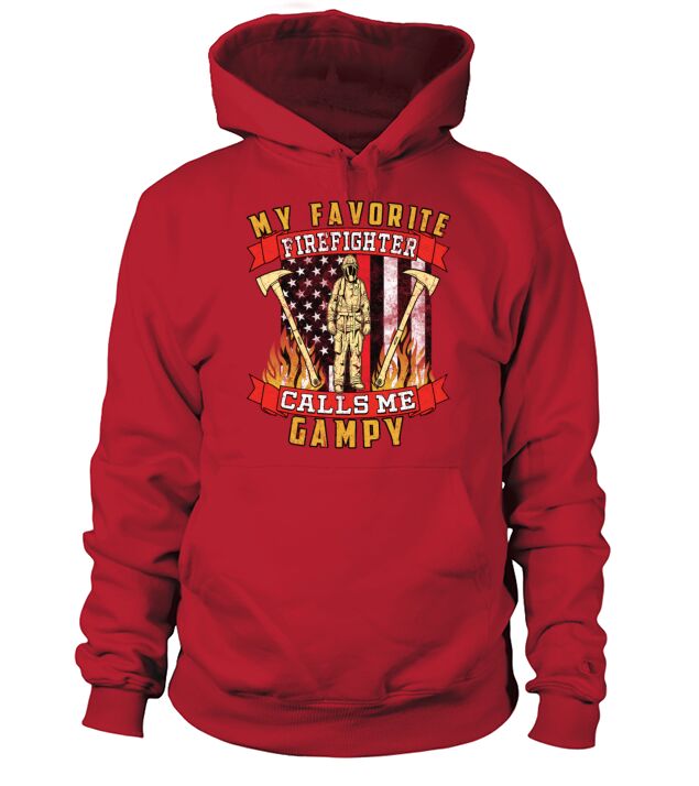 My Favorite Firefighter Calls Me Gampy Men's Hoodie