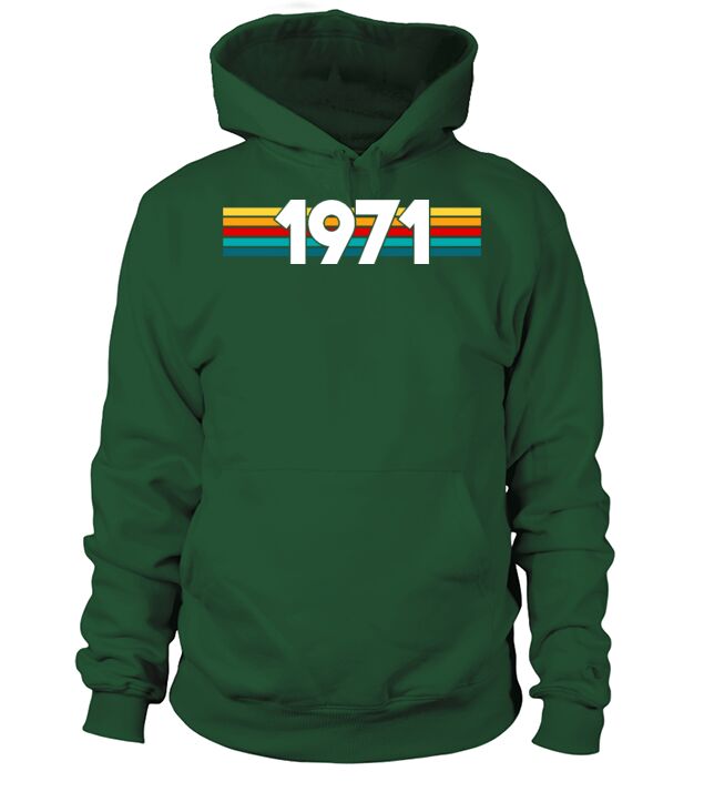 Born in 1971 50th Birthday Fiftieth Bday Gift Hoodie Unisex