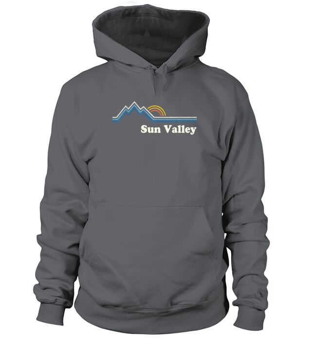 Retro Sun Valley Idaho T Shirt Vintage Sunrise Mountains Tee Hoodie Unisex