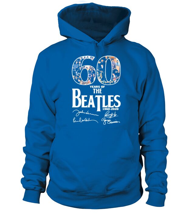 60 years of The Beatles 1960-2020 all signature Hoodie Unisex