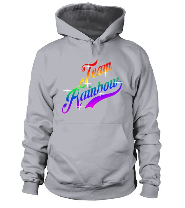 Team Rainbow LGBT Gay Pride Rainbow CSD Men's Hoodie
