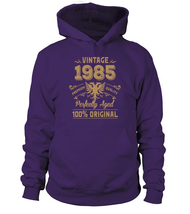 Vintage 1985 Premium Quality Orginal Men's Hoodie
