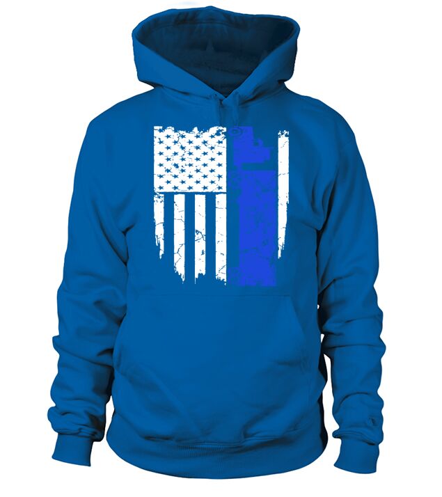 Truck Driver Trucker Flag Hanes Tagless racing T S Men's Hoodie