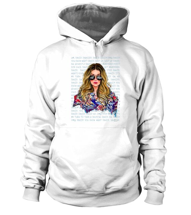 Ew David Alexis Rose Girl Hoodie Unisex