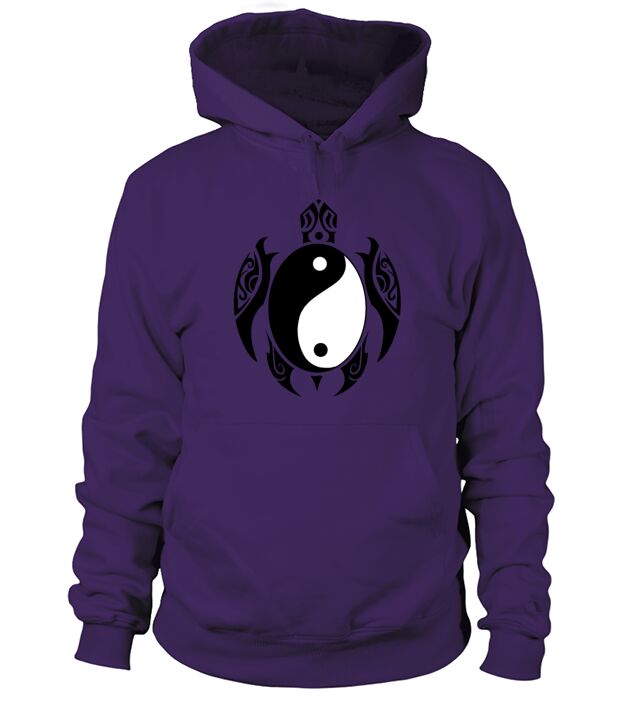 Sea Turtle Yin Yang Men's Hoodie