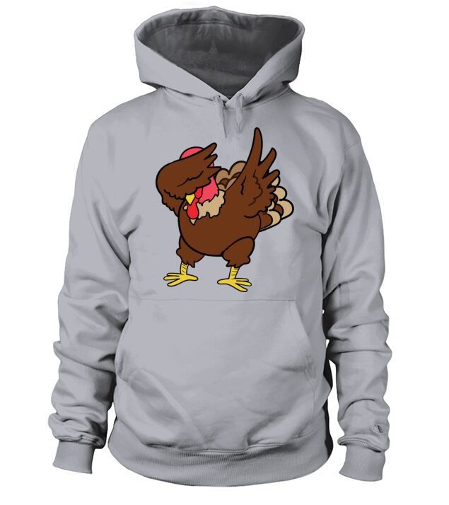 Happy Thanksgiving Dabbing Dab Turkey Gobbler Men's Hoodie