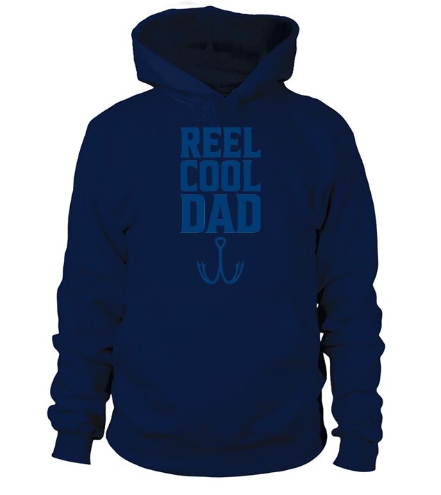 Reel cool dad gift fishing trip fishing day Men's Hoodie