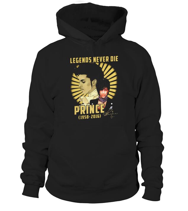 Legends never die Prince 1958-2016 signature shirt Hoodie Unisex
