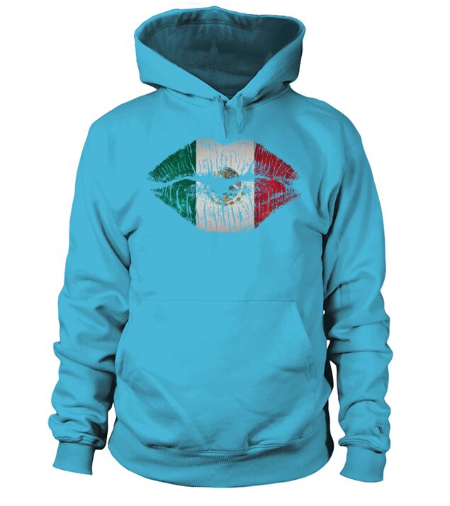 mexico lips Men's Hoodie