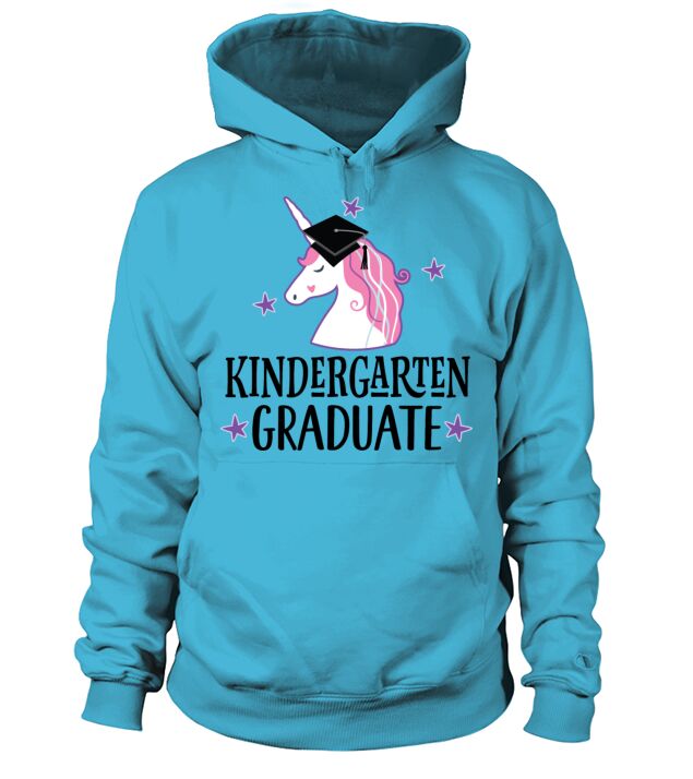 Kindergarten Graduate Girl Unicorn Men's Hoodie
