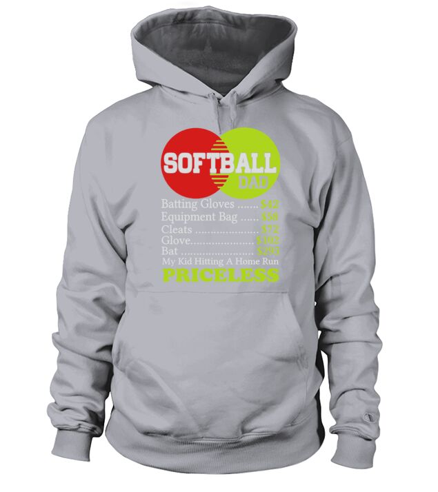 Softball Apprel Funny Softball Dad Priceless T-shirt Black Women B0765D75RC 1 Hoodie Unisex