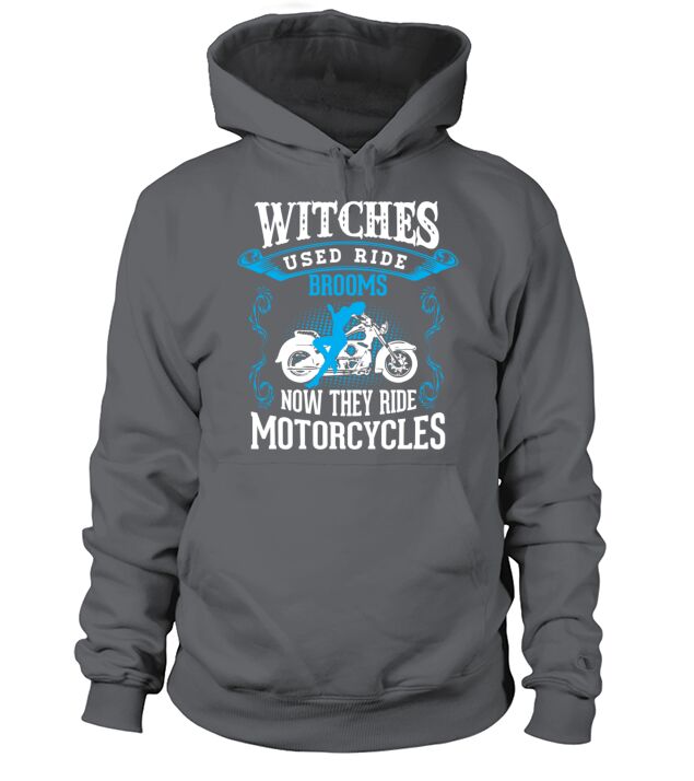Motorcycle Witch Broom Men's Hoodie