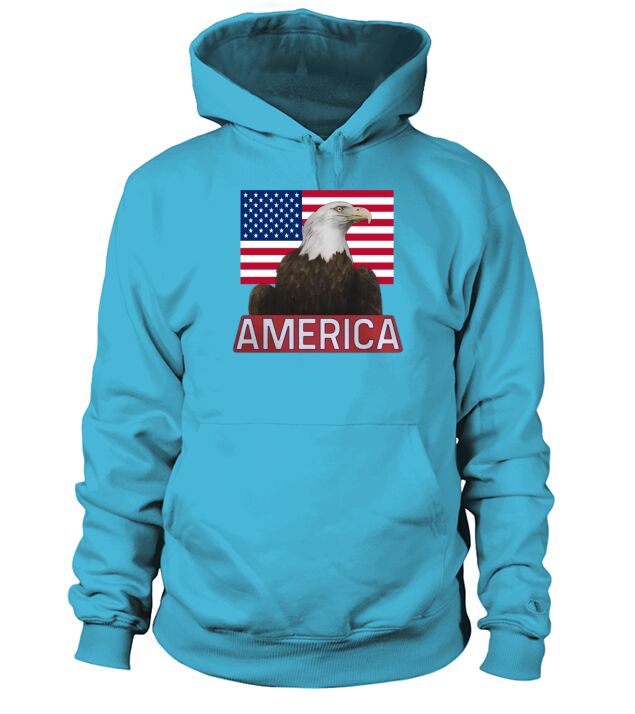America Flag Hoodie Unisex