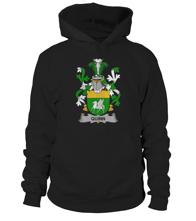 Quinn Family Crest Irish Family Crests II Hoodie Unisex