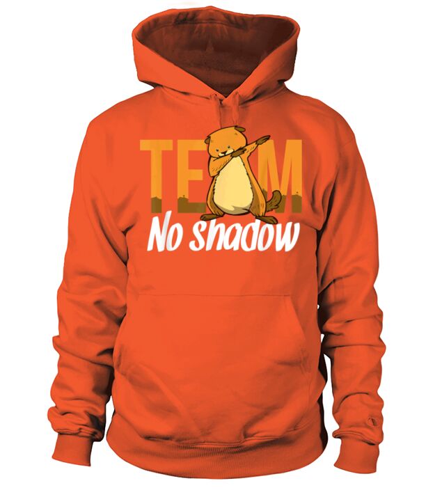 Funny Groundhog Day Team No Shadow Dabbing Kids Men's Hoodie