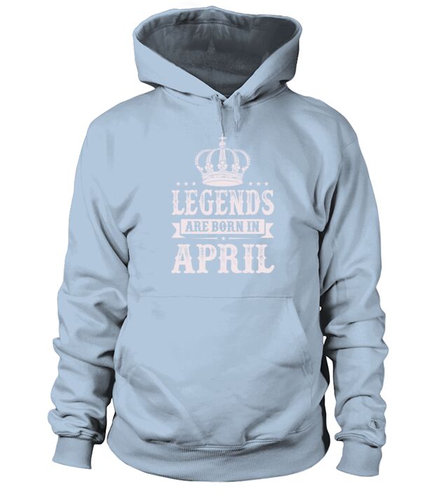 Legends Are Born In April Men's Hoodie