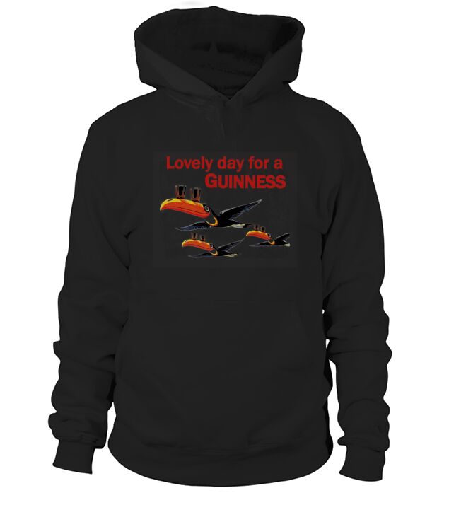 Vintage Guinness Beer Ad Toucans Hoodie Unisex