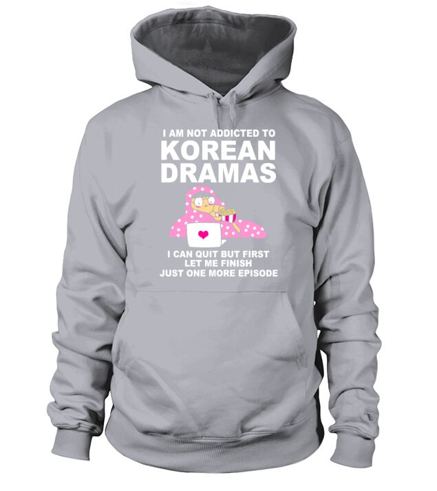 Kdrama Addict Korean Drama Funny One More Episode Men's Hoodie