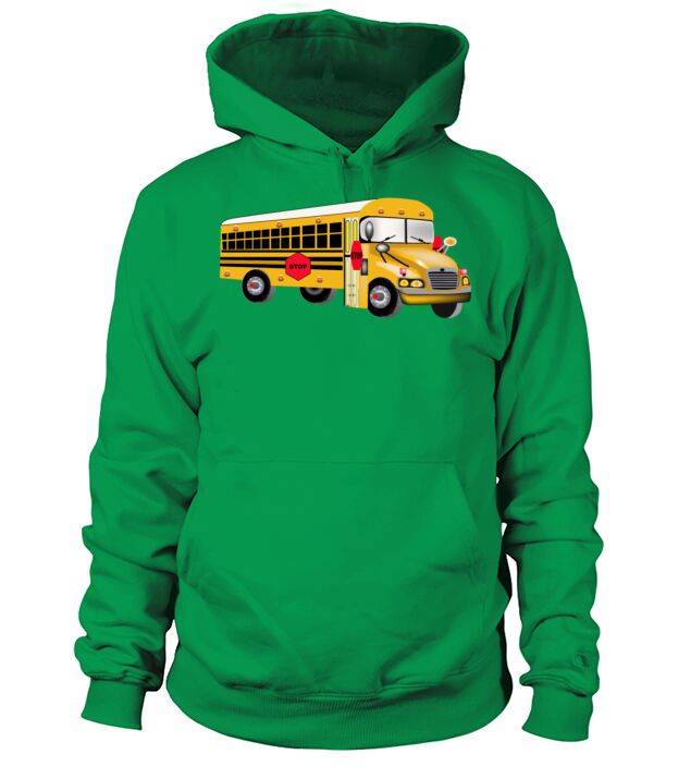 Personalized Love Yellow School Bus Driver T-shir Men's Hoodie