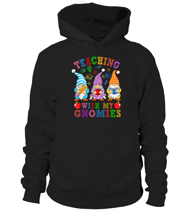 Back To School Teacher Gnome Teaching With Gnomie Men's Hoodie