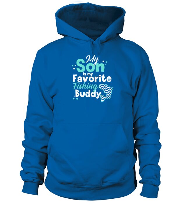 Dad Fishing Son Favorite Buddy Gift Men's Hoodie