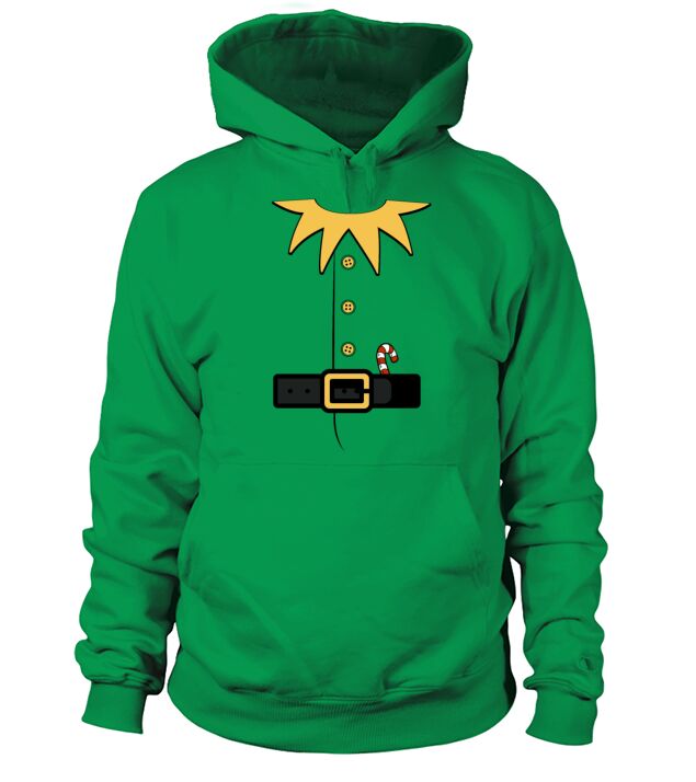 Santas elv costume Men's Hoodie