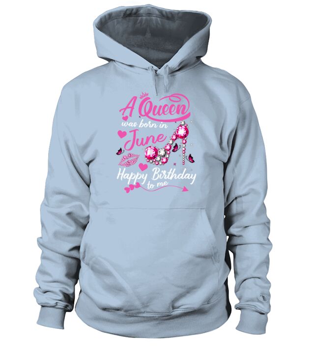 A queen was born in june Men's Hoodie