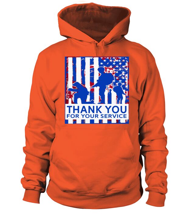 THANK FOR YOUR SERVICE Memorial Day Men's Hoodie