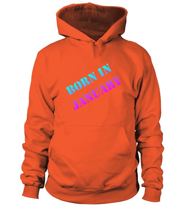 born in january Men's Hoodie