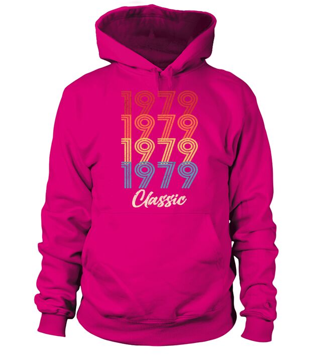 1979 Classic Vintage 1979 Gift Men Women Born Made Men's Hoodie