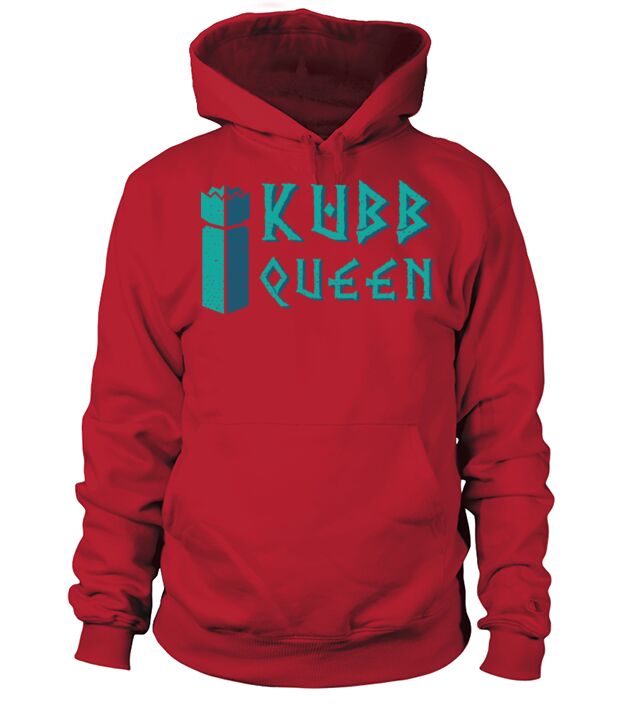 Kubb queen kubb yard game player Men's Hoodie