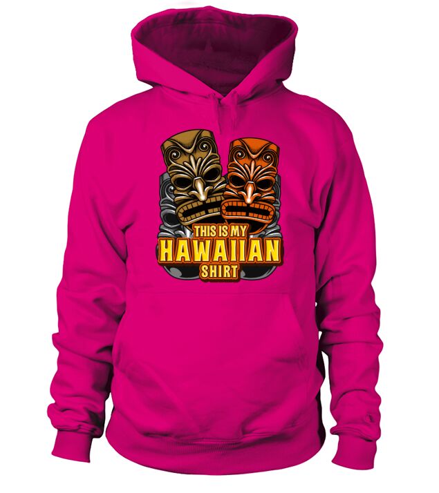 This Is My Hawaiian Shirt Tiki Torch Luau Summer Men's Hoodie