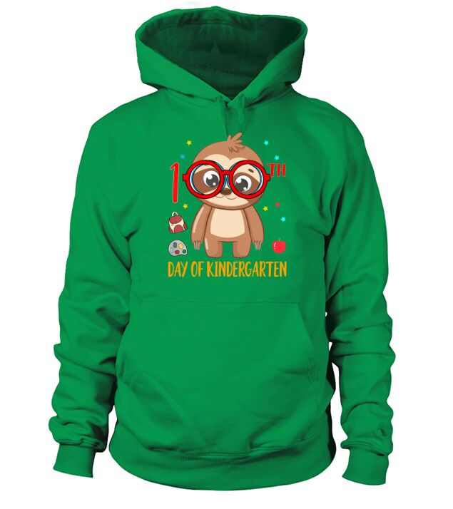 Cute Sloth 100th Day Of Kindergarten 100 Days Men's Hoodie