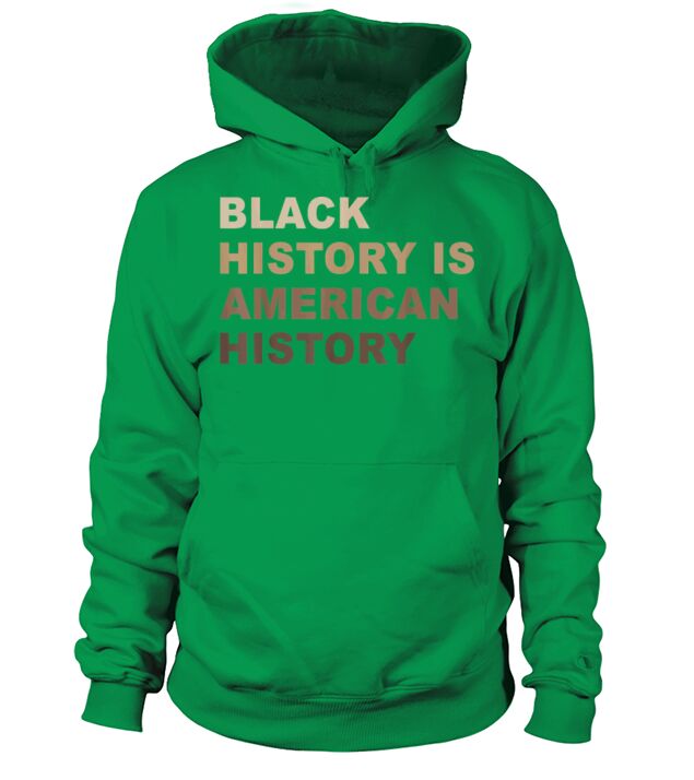 Black History Is American History Melanin Men's Hoodie