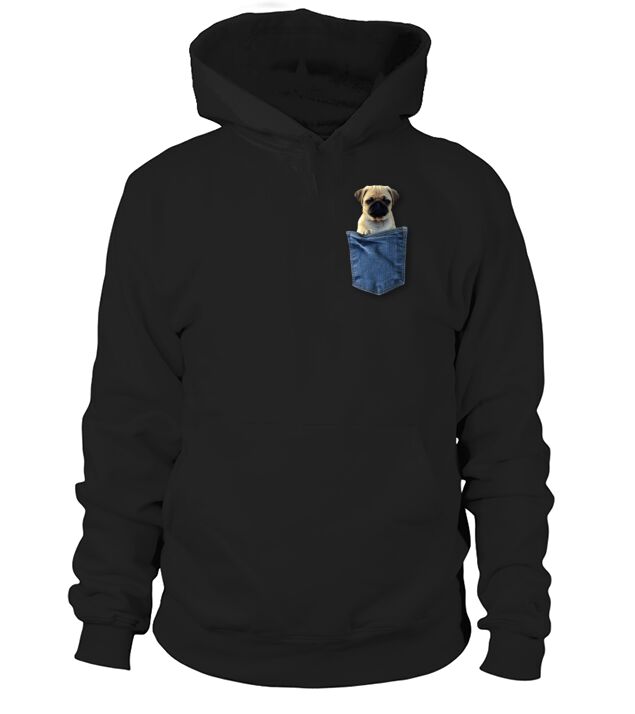 pug in my pocket Men's Hoodie