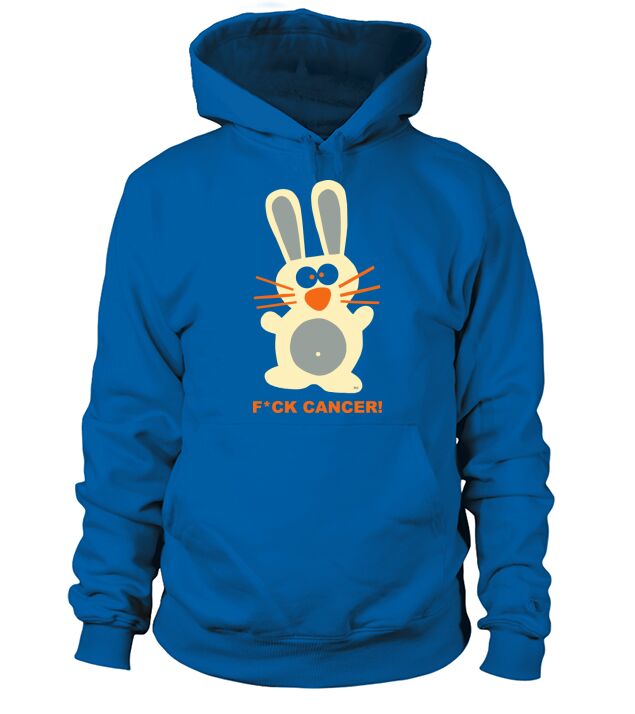 Fuck Cancer Chemo Gift T-Shirt Chemotherapy Bunny Men's Hoodie