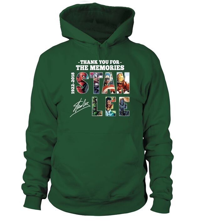 Stan Lee Thank you for the memories shirt Hoodie Unisex