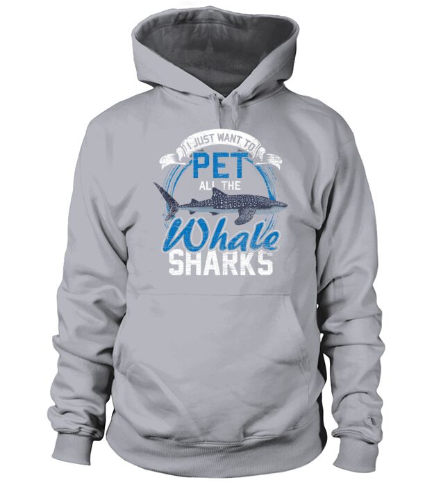Whale Shark Animal Shark Fin Sea Fish Animals Gift Men's Hoodie