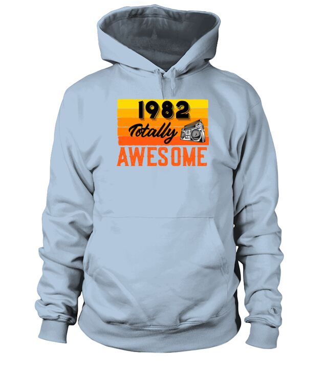 1982 Totally Awesome Birthday Surprise Retro Men's Hoodie