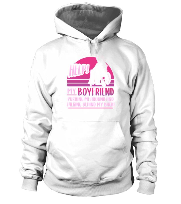 Wheelchair Disability Wheelchair Bound Woman Men's Hoodie