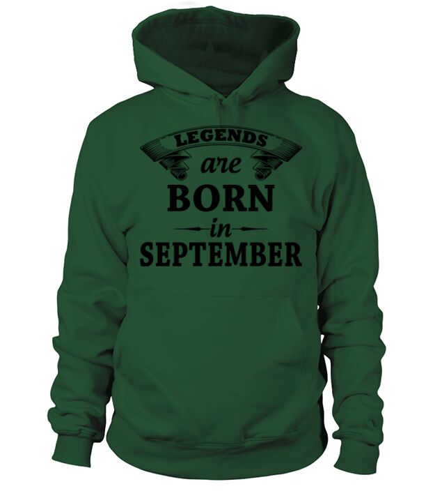 legends are born in September Men's Hoodie