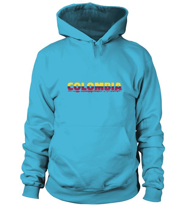 Camiseta de Colombia Jersey  with Colombian Flag Hoodie Unisex