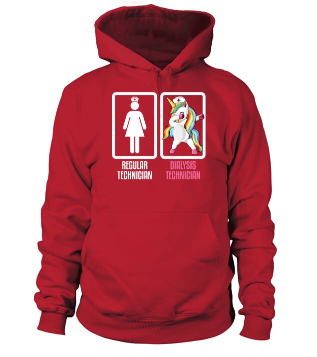 Regular Technician Vs Dabbing Unicorn Dialysis Men's Hoodie