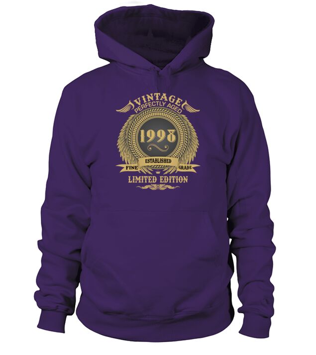 Vintage Perfectly Aged 1998 Limited Edition Men's Hoodie