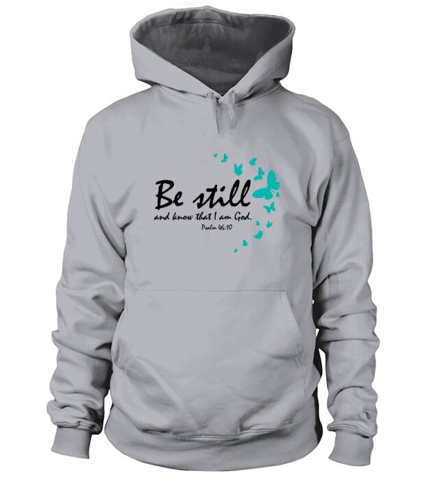Be Still And Know That I Am God Christian Religiou Men's Hoodie