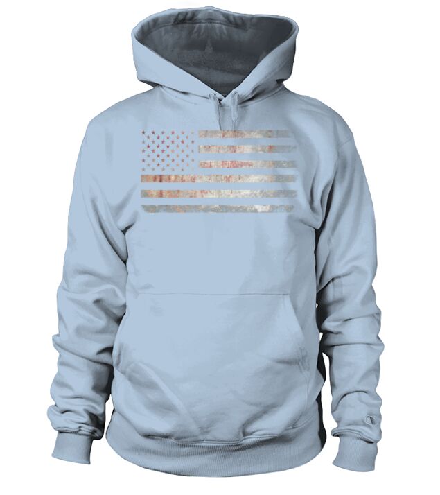 Vintage USA Flag Men's Hoodie