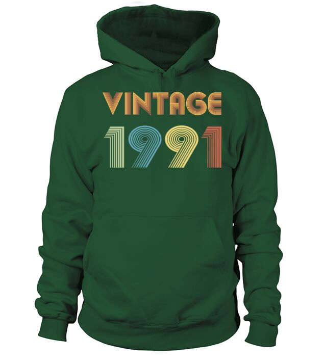 Vintage 1991 Men's Hoodie