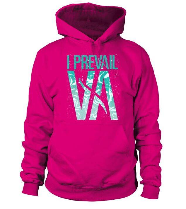I Prevail- Aqua Roses Slim Fit Tee Hoodie Unisex