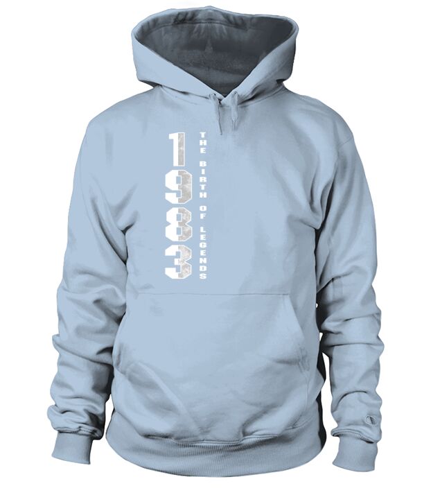 The Birth Of Legends 1983 37 th Birthday Gift Men's Hoodie